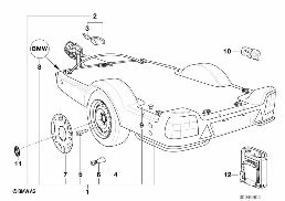TAG diagram for BMW 5 Series E39 528i