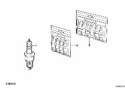 SPARK PLUG diagram for BMW Isetta 300