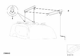 ADAPTER (UNIVERSAL LIFT) FOR HOOD diagram for BMW 1 Series E81 116i 1.6