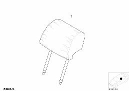 INDIV. HEADREST, COMFORT SEAT, LEATHER diagram for BMW 5 Series E39 528i