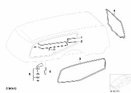 HOOD PARTS, BODY diagram for BMW 5 Series E39 528i
