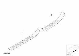 RETROFIT, M COVER, ENTRANCE diagram for BMW 5 Series E39 528i