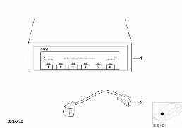 NAKAMICHI CD PLAYER /CHANGER diagram for BMW 5 Series E39 525i