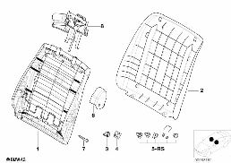 SEAT, FRONT, REAR PANEL diagram for BMW 5 Series E39 528i