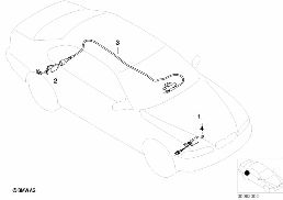 PARTS,XENON LIGHT,AUTOM.HDLGHT AIM CNTRL diagram for BMW 5 Series E39 528i