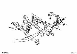 ENGINE SUSPENSION diagram for BMW Isetta 600