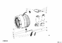 ALTERNATOR diagram for BMW 700