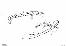BUMPER, FRONT diagram for BMW Isetta 300
