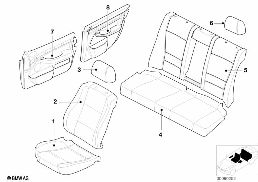 INDIVIDUAL SERIES JAPAN 1999 KA58 diagram for BMW 5 Series E39 528i
