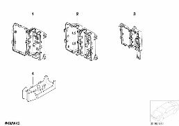PLUG-IN CONNECTION BRACKET diagram for BMW 5 Series E39 528i