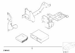RETROFIT KIT, CD-CHANGER diagram for BMW 5 Series E39 528i