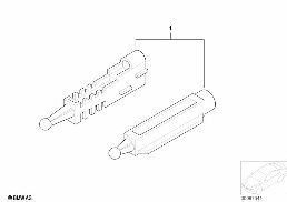 ADJUSTING ELEMENT, HEADLIGHT diagram for BMW 5 Series E39 528i