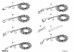 REPAIR CABLE, AIRBAG diagram for BMW 5 Series E39 528i