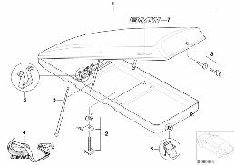 KI AND LUGGAGE BOX diagram for BMW 5 Series E39 528i
