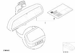 RETROFIT: COMPASS/REMOTE CONTROL diagram for BMW 5 Series E39 528i