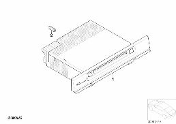 CONVERSION, REVERSE TO PROFESSIONAL CD diagram for BMW 5 Series E39 528i