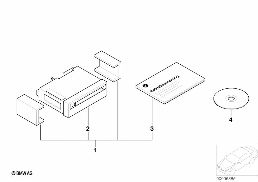 UPGRADE NAVIGATION SYSTEM (SZ) diagram for BMW 5 Series E39 528i