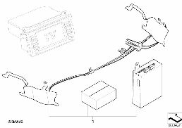 RETROFIT KIT, TV FUNCTION diagram for BMW 5 Series E39 528i