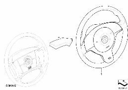 MODIFICAT. 4-SPOKE STRNG WHL => M SPORT diagram for BMW 5 Series E39 528i