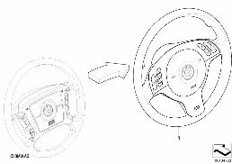 MODIFICAT.4-SPOKE MFL STRNG WHL=>M SPORT diagram for BMW 5 Series E39 528i