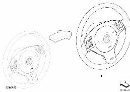 MODIFICAT.STRNG WHL MFL SPORT => M SPORT diagram for BMW 5 Series E39 528i