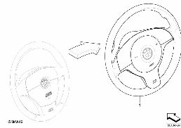 MODIFICAT.STRNG WHL M SPORT => M SPORT diagram for BMW 5 Series E39 528i