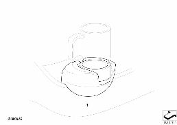 CUP HOLDER diagram for BMW 5 Series E39 525i