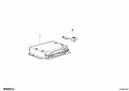 CONTROL UNIT EGS, PROGRAMMED diagram for BMW 5 Series E39 528i