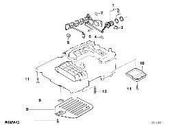A5S310Z MOUNTING PARTS CONTROL UNIT diagram for BMW 5 Series E39 528i