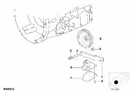 A5S310Z PARKING LOCK diagram for BMW 5 Series E39 528i