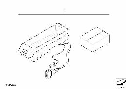 UPGRADE KIT HANDS-FREE BLUETOOTH OPT644 diagram for BMW 1 Series E81 116i 1.6