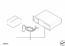 RETROFIT, CD CHANGER diagram for BMW 1 Series E81 116i 1.6