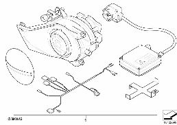 NSTALLING SET ADDITIO. HEAD LIGHT XENON diagram for BMW 5 Series E39 525i