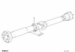 DRIVE SHAFT (CONSTANT-VELOCITY JOINT) diagram for BMW 5 Series E39 528i