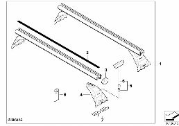 ROOF RACK diagram for BMW 5 Series E39 528i
