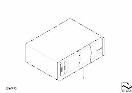 CD PLAYER/CHANGER ALPINE W/I-BUS diagram for BMW 5 Series E39 528i