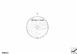 NAVIGATION MAP UPDATE, PROFESSIONAL diagram for BMW 1 Series E81 116i 1.6