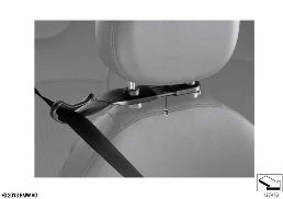 BELT HOLDER diagram for BMW 1 Series E81 116i 1.6