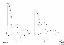 MUD FLAPS diagram for BMW 5 Series E39 528i