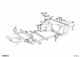 ENGINE SUSPENSION diagram for BMW Isetta 300