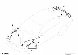 REPAIR CABLE MAIN CABLE HARNESS diagram for BMW 5 Series E39 528i