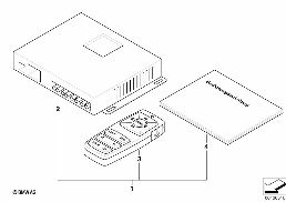 RETROFIT KIT SETTOP-BOX diagram for BMW 5 Series E39 528i