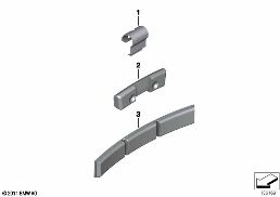 BALANCE WEIGHT, ZINC diagram for BMW 5 Series F10 LCI 530d