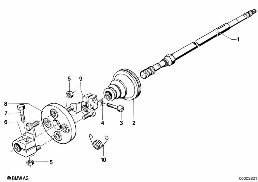 STEER.COL.-STEER. SPIN. diagram for BMW 700