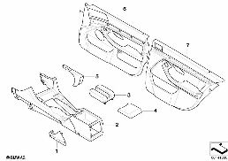 INDIV. SER. E39 AUSTRALIA KA138, PART1 diagram for BMW 5 Series E39 528i