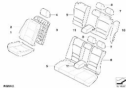 INDIV. SER. E39 AUSTRALIA KA138, PART2 diagram for BMW 5 Series E39 528i