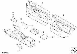 IND.SERIES, EASTERN EUROPE, KA174, PART1 diagram for BMW 5 Series E39 528i