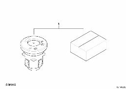 RETROFIT, PASSENGER AIRBAG SHUTOFF diagram for BMW 1 Series E81 116i 1.6