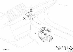 RETROFIT, CUP HOLDER diagram for BMW 1 Series E81 116i 1.6