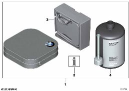 TIRE MOBILITY SET diagram for BMW 1 Series E81 116i 1.6